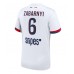 Paris Saint-Germain Illia Zabarnyi #6 Borte Drakt 2025-26 Kortermet